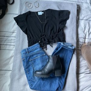 PRINCESS POLLY - Jamison Reed Crop Top